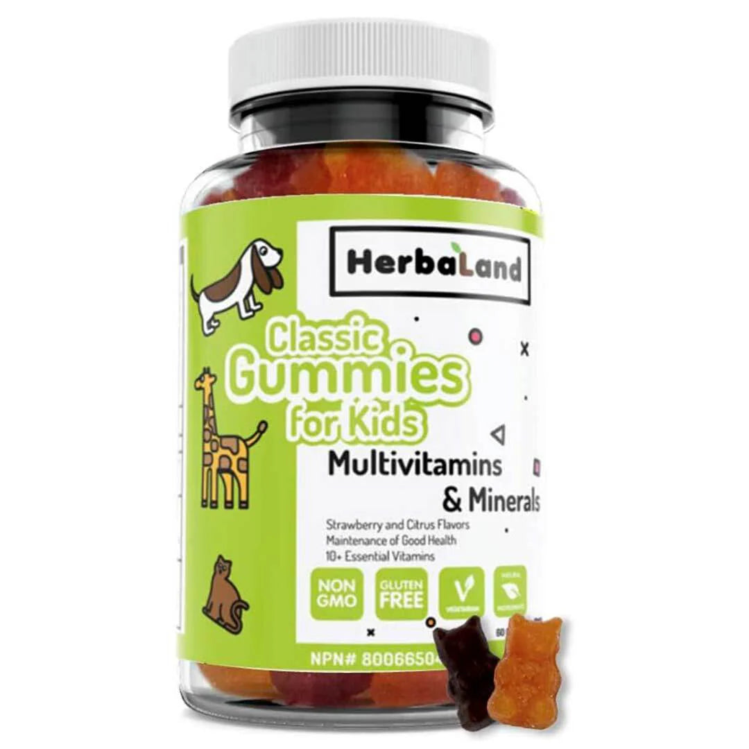 Herbaland Classic Gummies for Kids (Multivitamins & Minerals) 60's