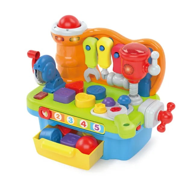 Hola 9-In-1 Multifunctional Workbench Early Learning Toy