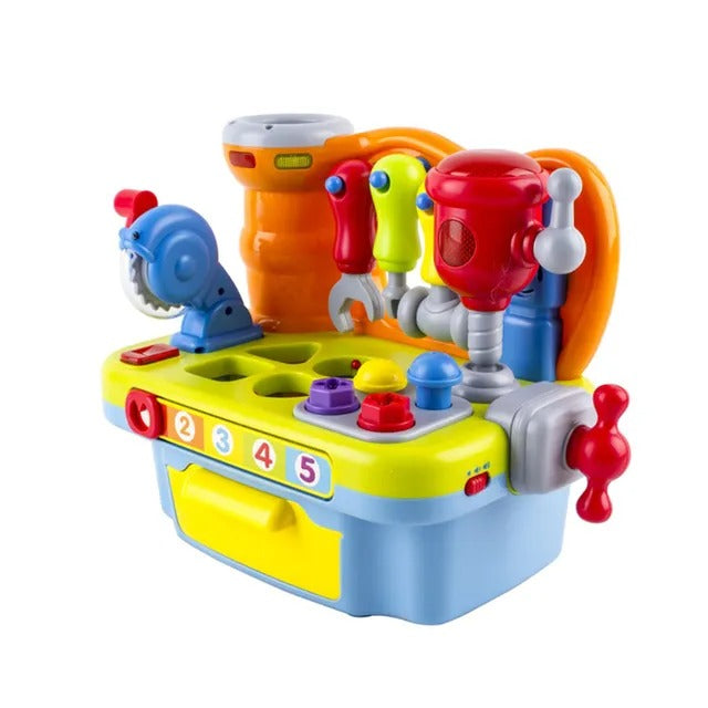Hola 9-In-1 Multifunctional Workbench Early Learning Toy