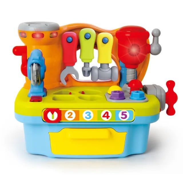 Hola 9-In-1 Multifunctional Workbench Early Learning Toy