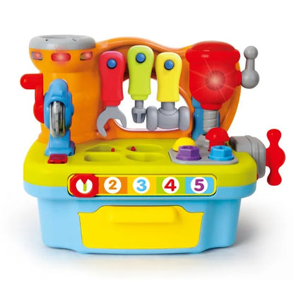 Hola 9-In-1 Multifunctional Workbench Early Learning Toy