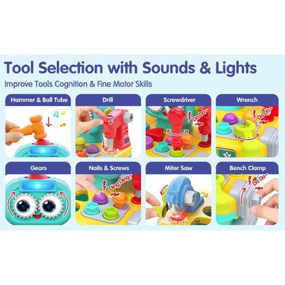 Hola 9-In-1 Robot Workbench Early Learning Toy