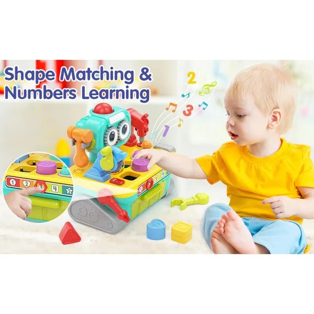 Hola 9-In-1 Robot Workbench Early Learning Toy