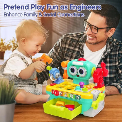 Hola 9-In-1 Robot Workbench Early Learning Toy