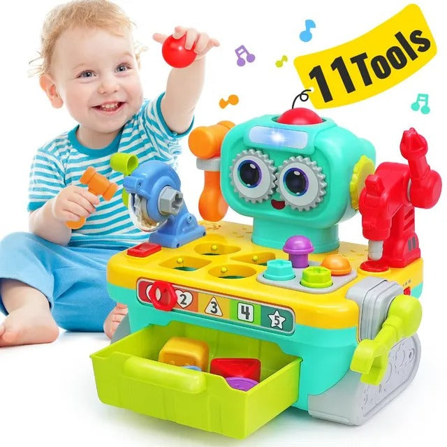 Hola 9-In-1 Robot Workbench Early Learning Toy
