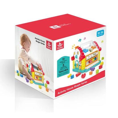 Hola Activity House Shape Sorter with Animal Sounds & Music