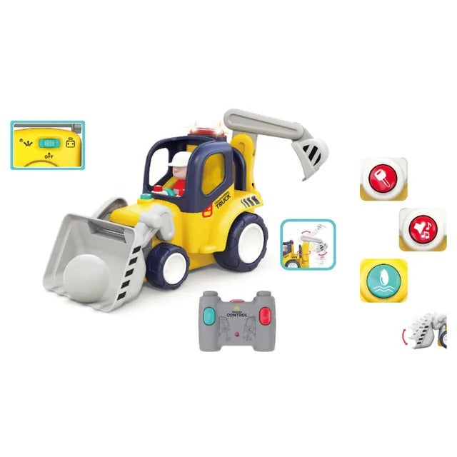 Hola Baby RC Construction Truck for Toddlers