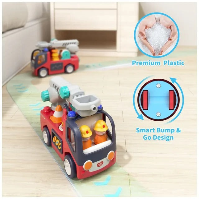 Hola Early Learning Fire Engine Toy with Lights and Sounds