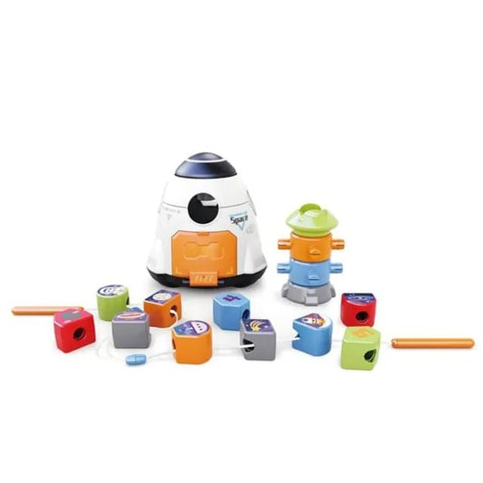 Hola Magic Toy Spaceship Shape Sorter & Building Set