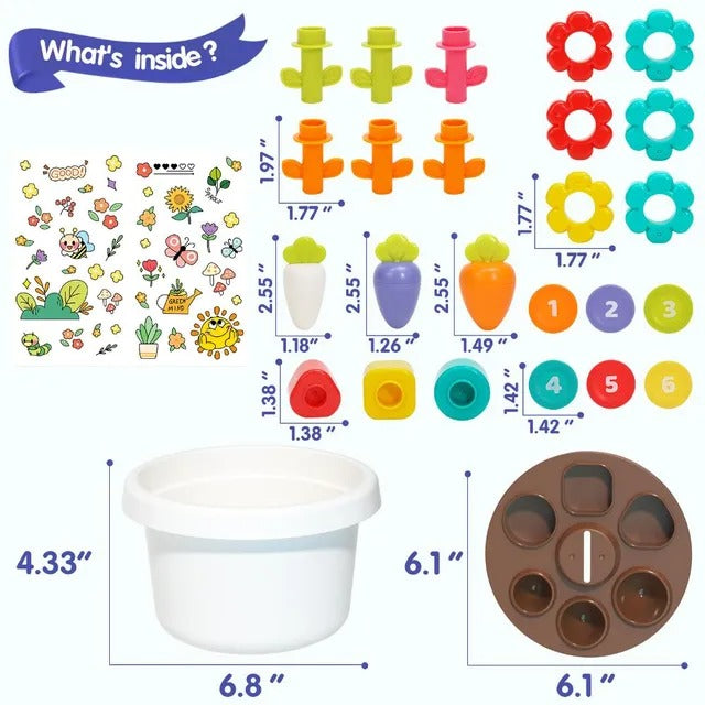 Hola Montessori Potted Plant Toy for Toddlers