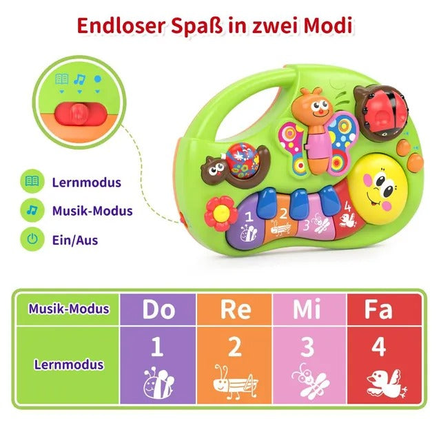 Hola Smile Face Fun Keyboard Interactive Baby Piano