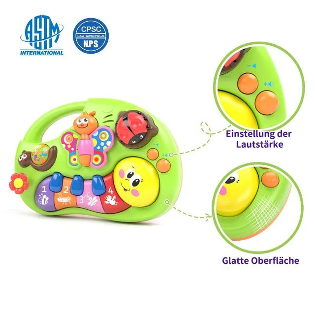 Hola Smile Face Fun Keyboard Interactive Baby Piano