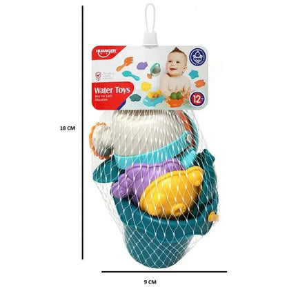 Huanger Baby Beach Sand Play Set With Bucket, Shovel & Molds