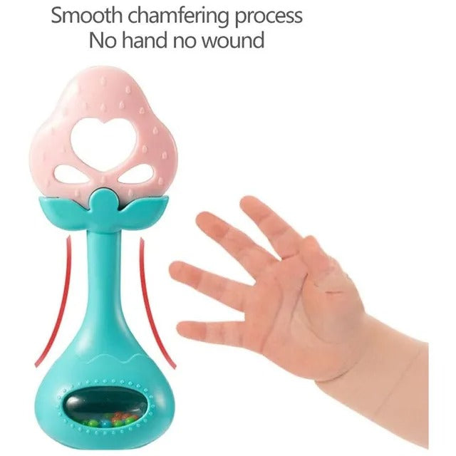 Huanger Baby Fruit Teether With Rattle