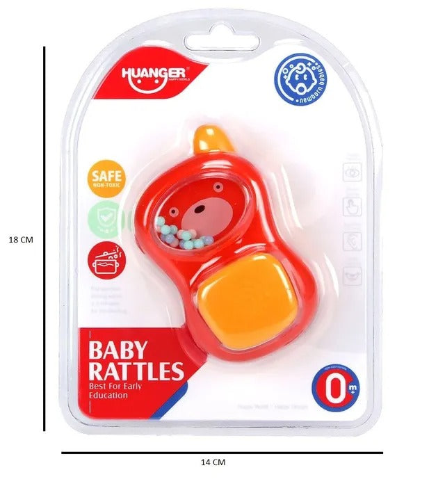 Huanger Baby Interactive Teether with Rattle & Lights