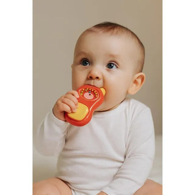 Huanger Baby Interactive Teether with Rattle & Lights