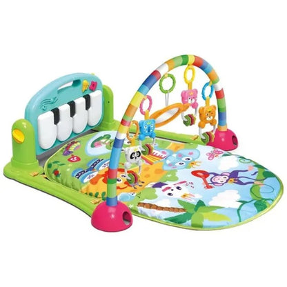 Huanger Baby Piano Fitness Rack With Playing Toys.