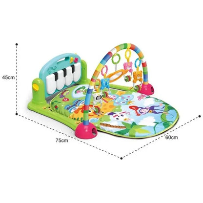 Huanger Baby Piano Fitness Rack With Playing Toys.