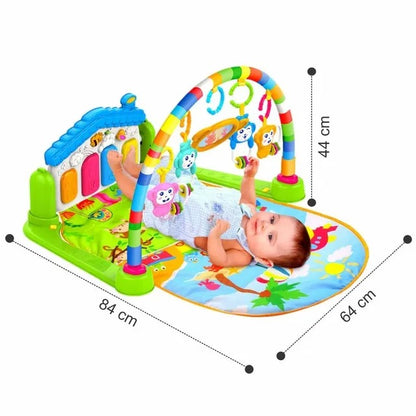 Huanger Baby Piano Fitness Rack With Playing Toys