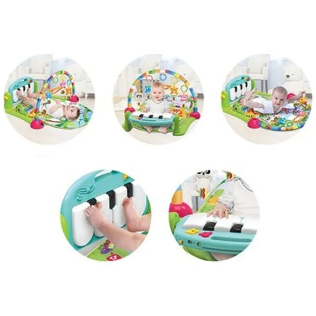 Huanger Baby Piano Fitness Rack With Playing Toys.