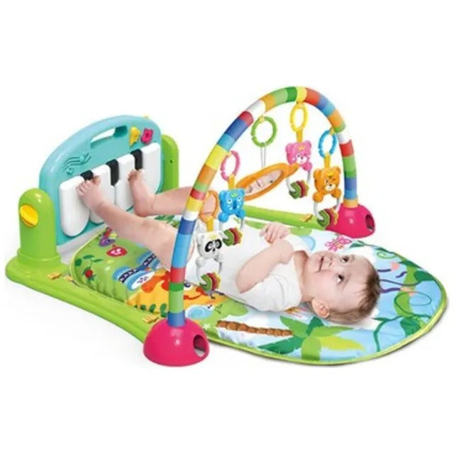 Huanger Baby Piano Fitness Rack With Playing Toys.