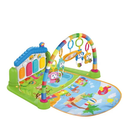 Huanger Baby Piano Fitness Rack With Playing Toys
