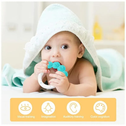 Huanger Baby Rattles & Teether Sensory Set 12 Pieces