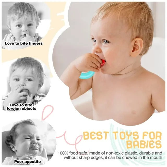 Huanger Baby Rattles & Teether Sensory Set 12 Pieces