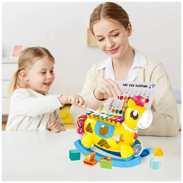 Huanger Baby Musical Horse Toy
