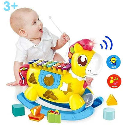 Huanger Baby Musical Horse Toy