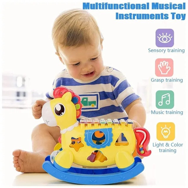 Huanger Baby Musical Horse Toy