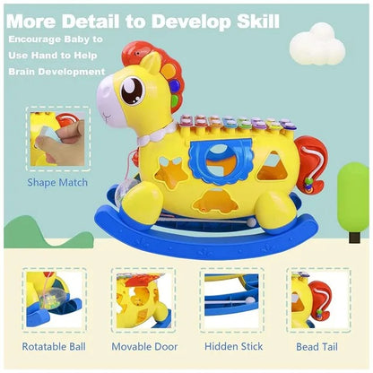 Huanger Baby Musical Horse Toy