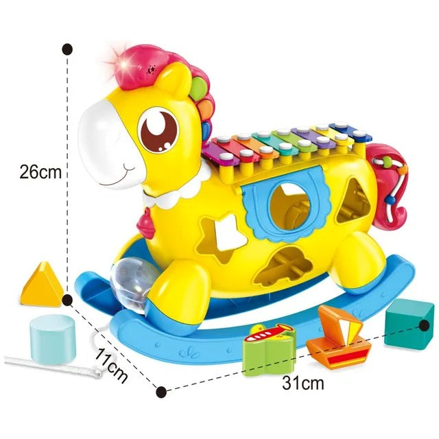 Huanger Baby Musical Horse Toy