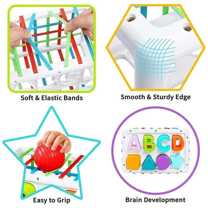 Huanger Baby Activity Cube Multi-Functional Learning Toy