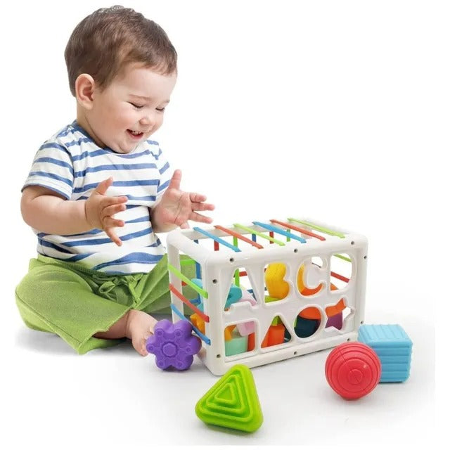 Huanger Baby Activity Cube Multi-Functional Learning Toy