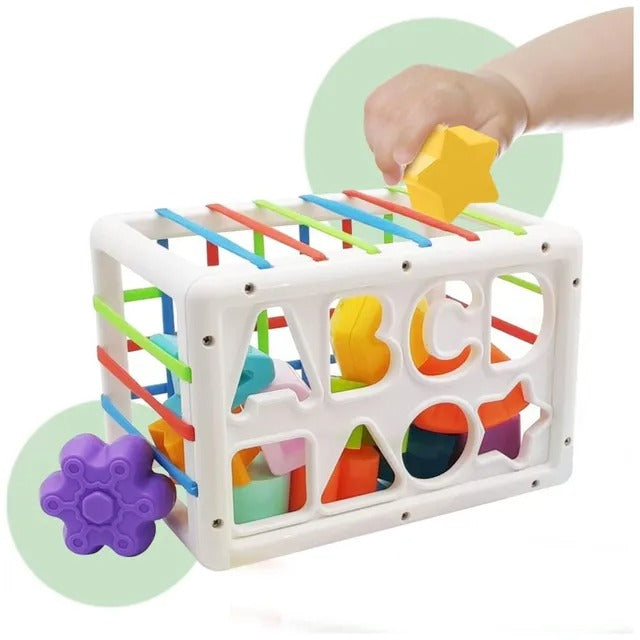 Huanger Baby Activity Cube Multi-Functional Learning Toy