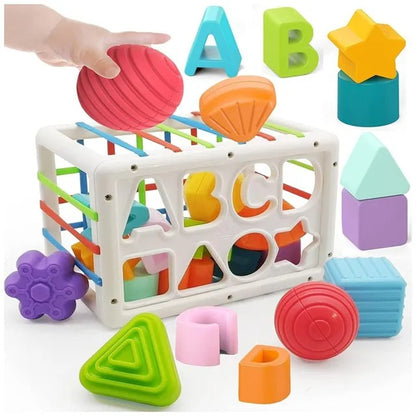 Huanger Baby Activity Cube Multi-Functional Learning Toy