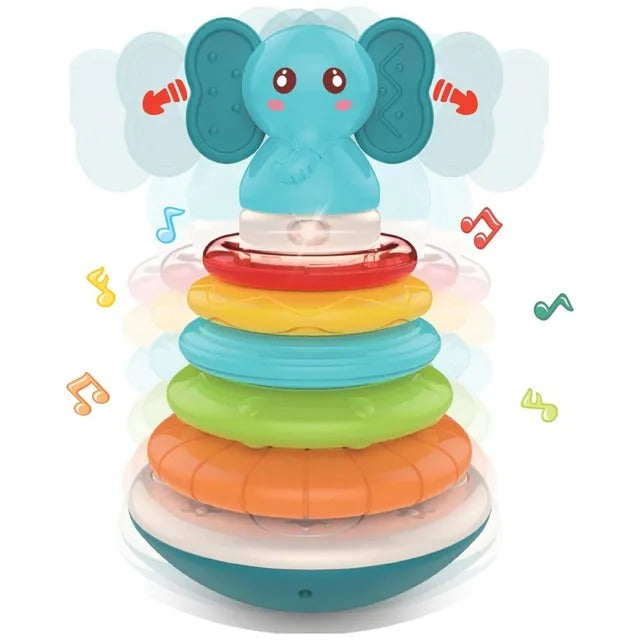 Huanger Baby Toys Stacking Game Musical Toy