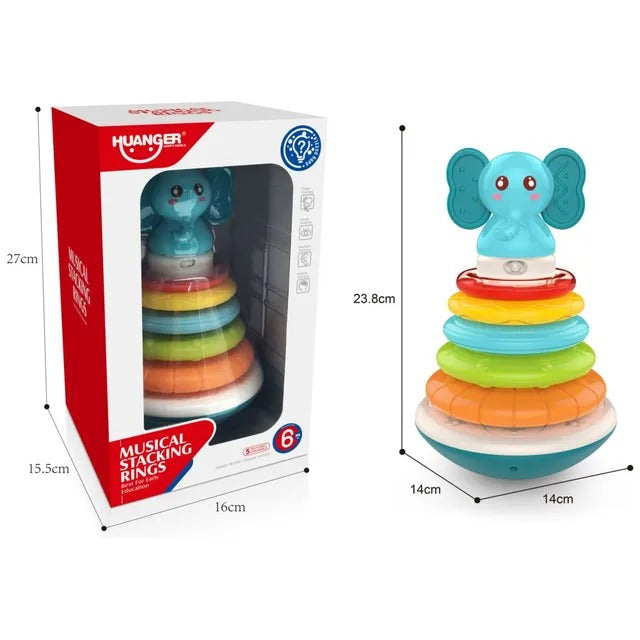 Huanger Baby Toys Stacking Game Musical Toy