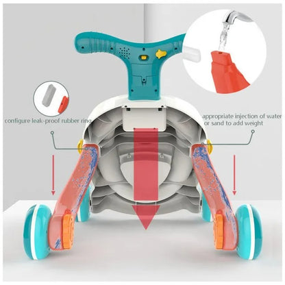 Huanger Baby Walker Push Activity Toy With Light & Music