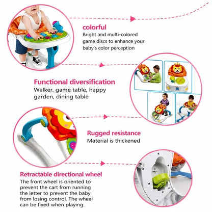Huanger Baby Walker Toys With Light & Music