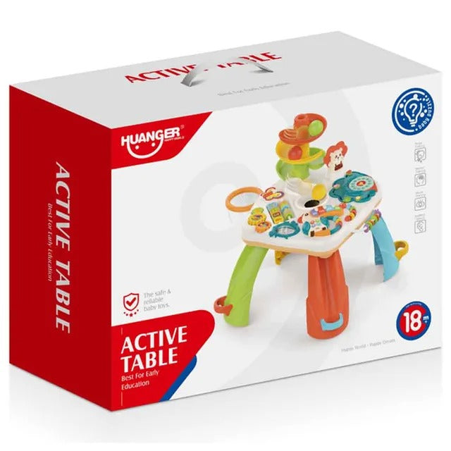 Huanger Baby Activity Play Table Learning With Music