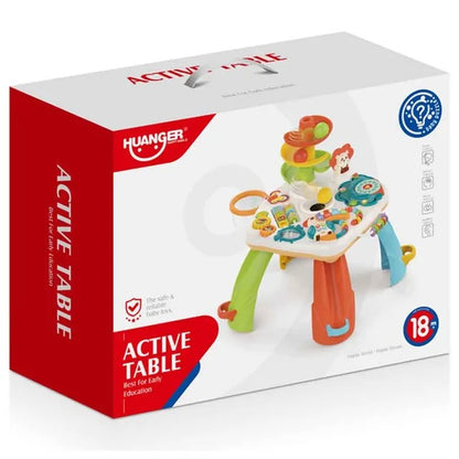 Huanger Baby Activity Play Table Learning With Music