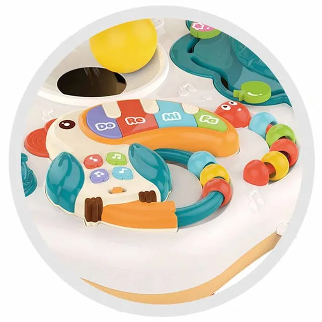 Huanger Baby Activity Play Table Learning With Music