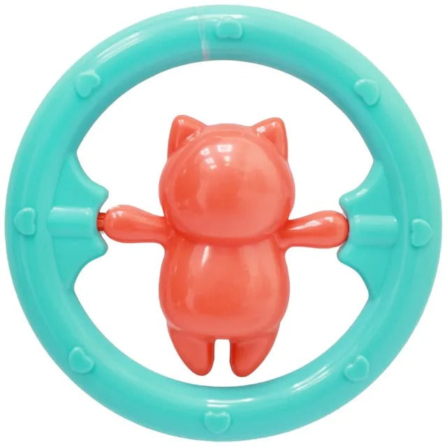 Huanger Baby Interactive Teether with Rattle & Lights