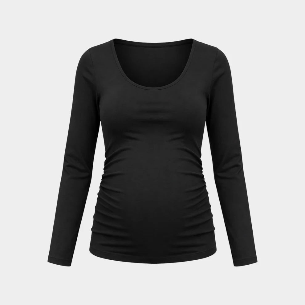 Become a Mom Tube Top (Black, Large)