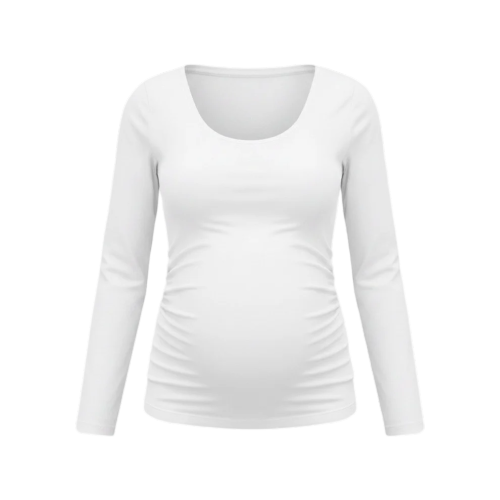 Become a Mom Tube Top (White, Medium)