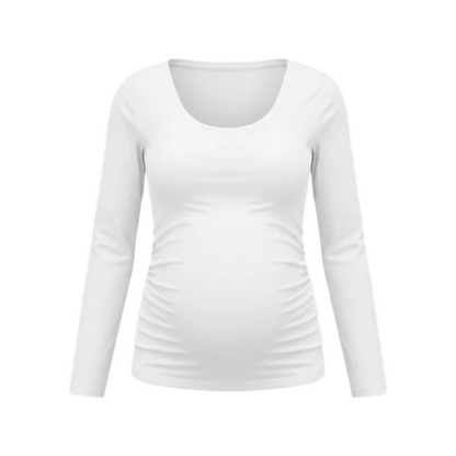 Become a Mom Tube Top (White, Medium)