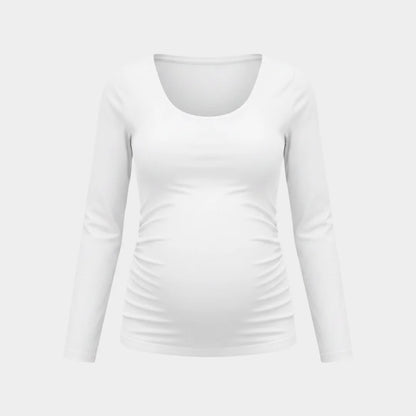 Become a Mom Tube Top (White, Medium)