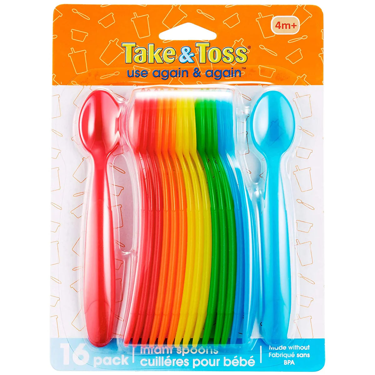 The First Years Take & Toss - 16 Pc Infant Spoons